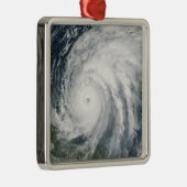 メキシコ上空のハリケーン・ウィルマ メタルオーナメント (右)