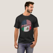 メキシコ中米州旗(メキシコ) Tシャツ (正面フル)