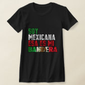 メキシコ人です、これが私の国旗Tシャツ Tシャツ (レイダウン)