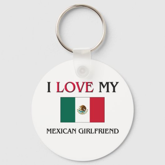 メキシコ人のガールフレンドが大好き キーホルダー (正面)