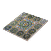 メキシコ人のタラベラのスタイルのタイル タイル (側面)