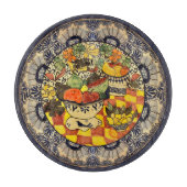 メキシコ人のタラベラのスタイル カッティングボード (正面)