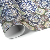 メキシコ人のタラベラのタイルのデザインの包装紙 ラッピングペーパー (ロールコーナー)