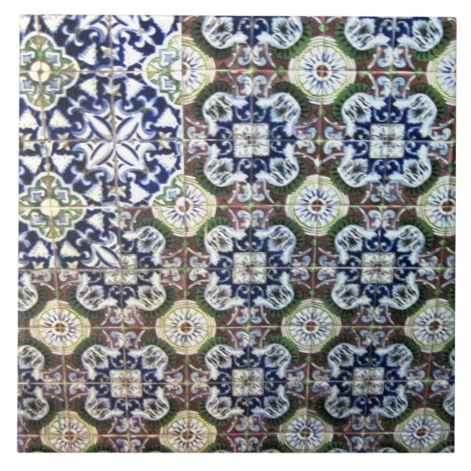 メキシコ人のタラベラのタイルのデザイン タイル (正面)