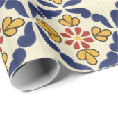 メキシコ人のタラベラのタイル ラッピングペーパー (ロールコーナー)