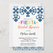 メキシコ人のタラベラのブライダルシャワーの招待状 招待状 (正面)
