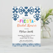 メキシコ人のタラベラのブライダルシャワーの招待状 招待状 (スタンド正面)