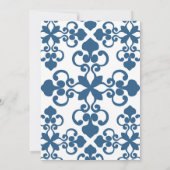 メキシコ人のタラベラのブライダルシャワーの招待状 招待状 (裏面)