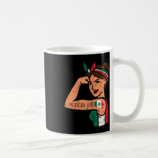 メキシコ人の女の子Mujer Rosie Riveter Cinco De Mayo Fie コーヒーマグカップ
