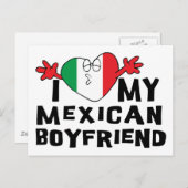 メキシコ人の彼氏が大好き ポストカード (正面/裏面)