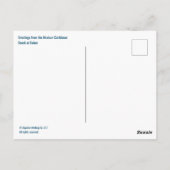 メキシコ人の挨拶カリブの! ポストカード (裏面)