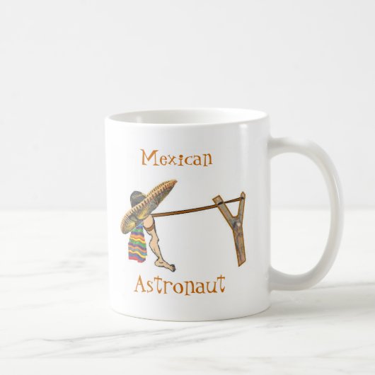 メキシコ人のAstrnautのマグ コーヒーマグカップ (右)