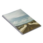 メキシコ人のBajaの景色による長い直線道路 ノートブック (右側)