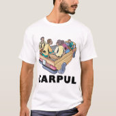 メキシコ人のCarpulのおもしろいなTシャツ Tシャツ (正面)