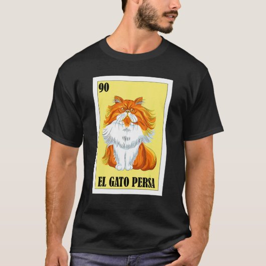 メキシコ人のEl Gato Persa Tシャツ (正面)