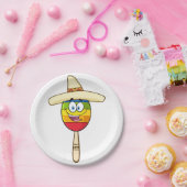 メキシコ人のMaracaの紙皿 ペーパープレート (パーティー)