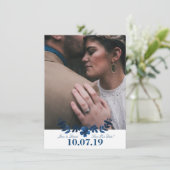 メキシコ人のOtomiの保存日付カード-海軍 セーブザデート (スタンド正面)