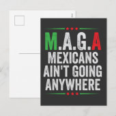 メキシコ人はアメリカ人はどこにも行かない シーズンポストカード (正面/裏面)