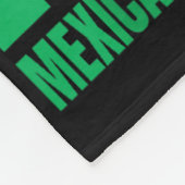 メキシコ人は常にアンチメンズおもしろいメキシコPを渡る フリースブランケット (角)