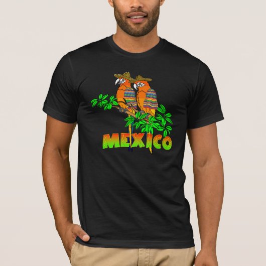 メキシコ人はTシャツをオウム返しします Tシャツ (正面)