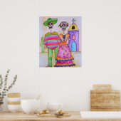 メキシコ人アーティストのカップルの死んだポスターの日 ポスター (キッチン)