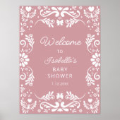 メキシコ人女性ベビーシャワーへようこそ ポスター (正面)