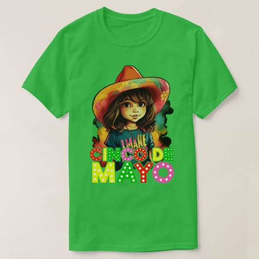 メキシコ人女性6 Tシャツ (デザイン正面)