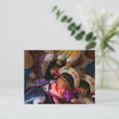 メキシコ人形 ポストカード (スタンド正面)