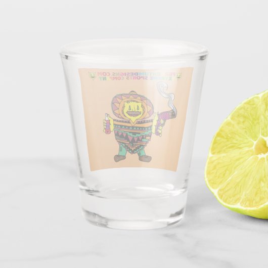 メキシコ人 ショットグラス (裏面)