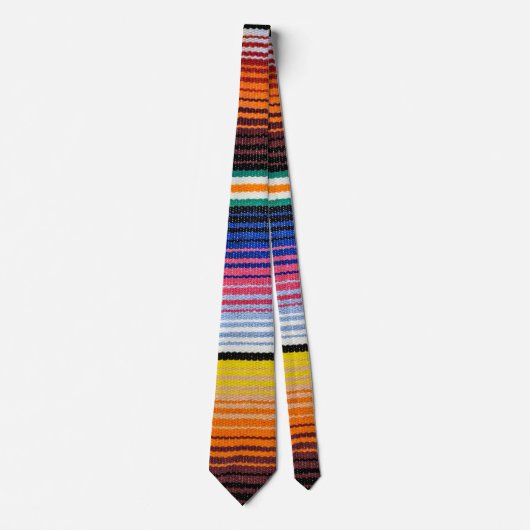 メキシコ伝統的ンフィエスタデザイン ネクタイ (正面)