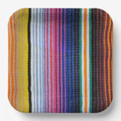 メキシコ伝統的ンフィエスタデザイン ペーパープレート (正面)