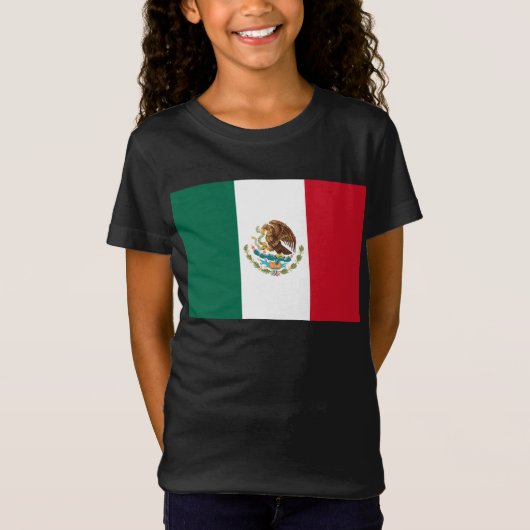 メキシコ共和国の旗、メキシコ共和国の国旗 Tシャツ (正面)