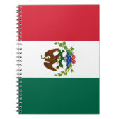 メキシコ共和国旗(1824-1835) ノートブック (正面)