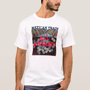 メキシコ列車のゲーム-ワイシャツ Tシャツ