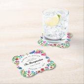 メキシコ刺しゅうカラフルバーコースター ペーパーコースター (インサイチュ)