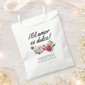 メキシコ刺カラフルしゅうカスタムバッグ フェイバーバッグ (クリップ留めされた状態)