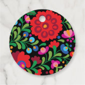 メキシコ刺カラフルしゅう丸メッセージカード フェイバータグ (裏面)