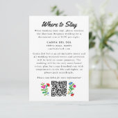 メキシコ刺カラフルしゅう結婚ズホテル 出欠カード (スタンド正面)