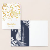 メキシコ刺パーソナライズされた繍インサイドフォトカード 箔カード (ディスプレー)