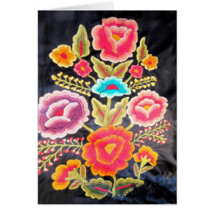 メキシコ刺繍のデザイン