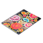 メキシコ刺繍のデザイン ノートブック (左側)