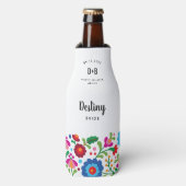 メキシコ刺繍結婚式パーティーボトルクール ボトルクーラー (ボトル正面)