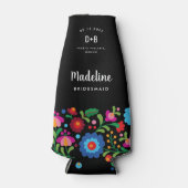 メキシコ刺繍結婚式 ボトルクーラー (正面)