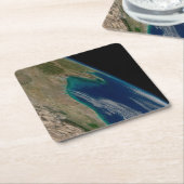 メキシコ北部。 スクエアペーパーコースター (アングル)