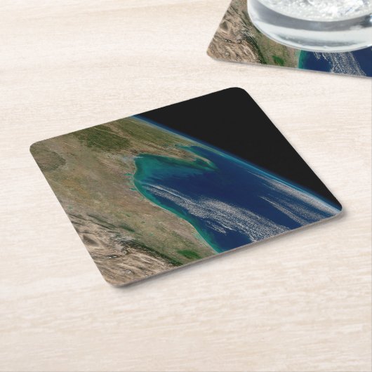 メキシコ北部。 スクエアペーパーコースター (アングル)