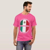 メキシコ半イタリアン半イタリア国旗のルーツ Tシャツ (正面フル)