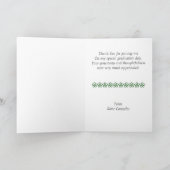 メキシコ卒業サンキューカード サンキューカード (内部)