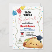 メキシコ卒業パーティーのタコ 招待状 (正面)