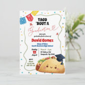 メキシコ卒業パーティーのタコ 招待状 (スタンド正面)