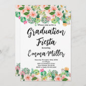 メキシコ卒業フィエスタサボテン 招待状 (正面/裏面)